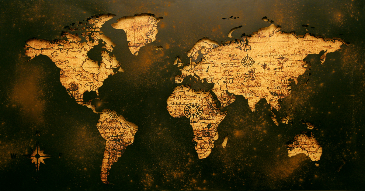 ancient map for historical adventure novel theme